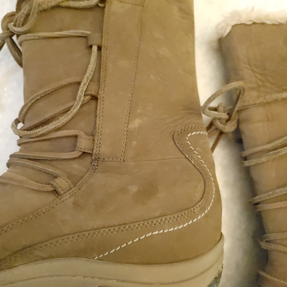 Keen Brighton Boot Womens 9 Brown Leather Waterproof Insulated - Picture 7 of 11